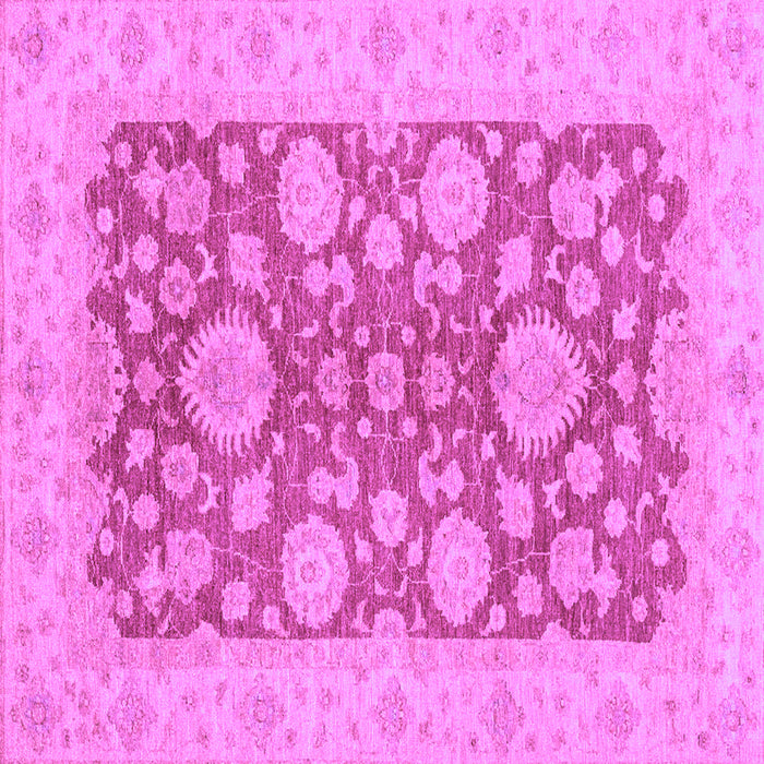 Square Machine Washable Abstract Purple Modern Area Rugs, wshabs3615pur