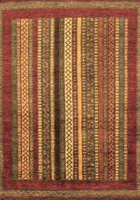 Abstract Brown Modern Rug, abs3616brn