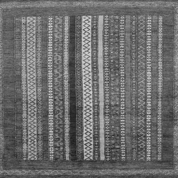 Square Machine Washable Abstract Gray Modern Rug, wshabs3616gry