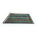 Sideview of Machine Washable Abstract Light Blue Modern Rug, wshabs3616lblu