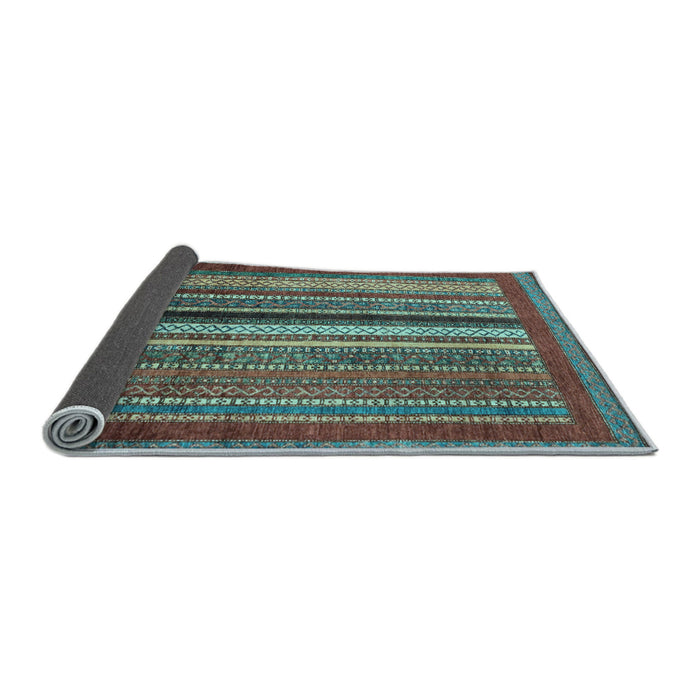 Sideview of Abstract Light Blue Modern Rug, abs3616lblu