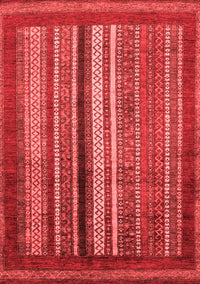 Abstract Red Modern Rug, abs3616red