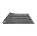 Sideview of Abstract Gray Modern Rug, abs3616gry