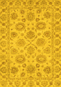 Oriental Yellow Traditional Rug, abs3617yw