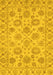 Oriental Yellow Traditional Rug, abs3617yw