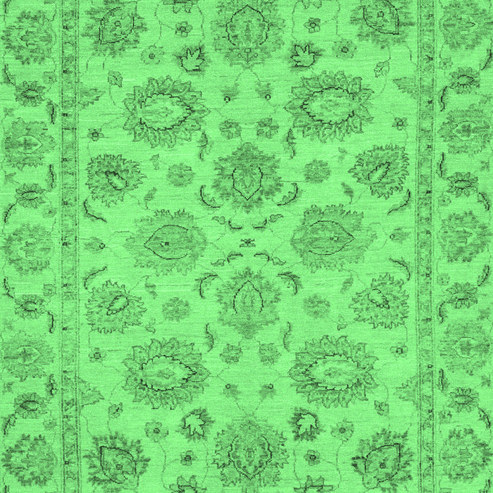 Oriental Emerald Green Traditional Rug, abs3617emgrn