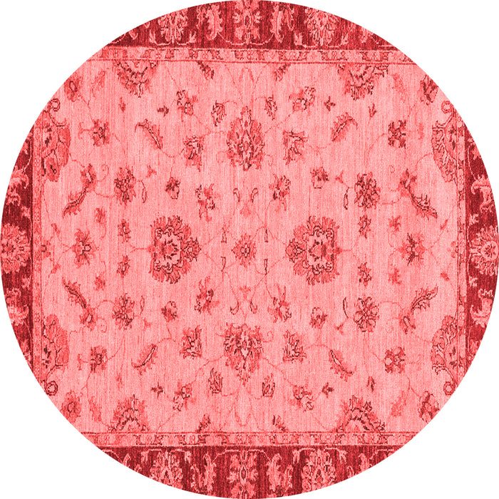 Machine Washable Abstract Red Modern Rug, wshabs3618red