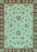 Abstract Light Blue Modern Rug, abs3618lblu