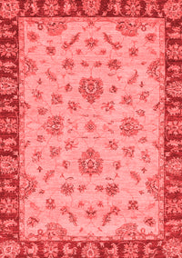 Abstract Red Modern Rug, abs3618red