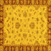 Square Machine Washable Abstract Yellow Modern Rug, wshabs3618yw