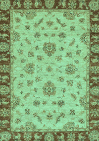 Abstract Turquoise Modern Rug, abs3618turq