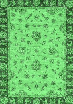 Abstract Emerald Green Modern Rug, abs3618emgrn