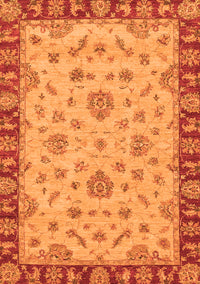 Abstract Orange Modern Rug, abs3618org