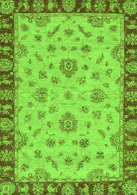 Abstract Green Modern Rug, abs3618grn