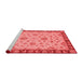 Modern Red Washable Rugs