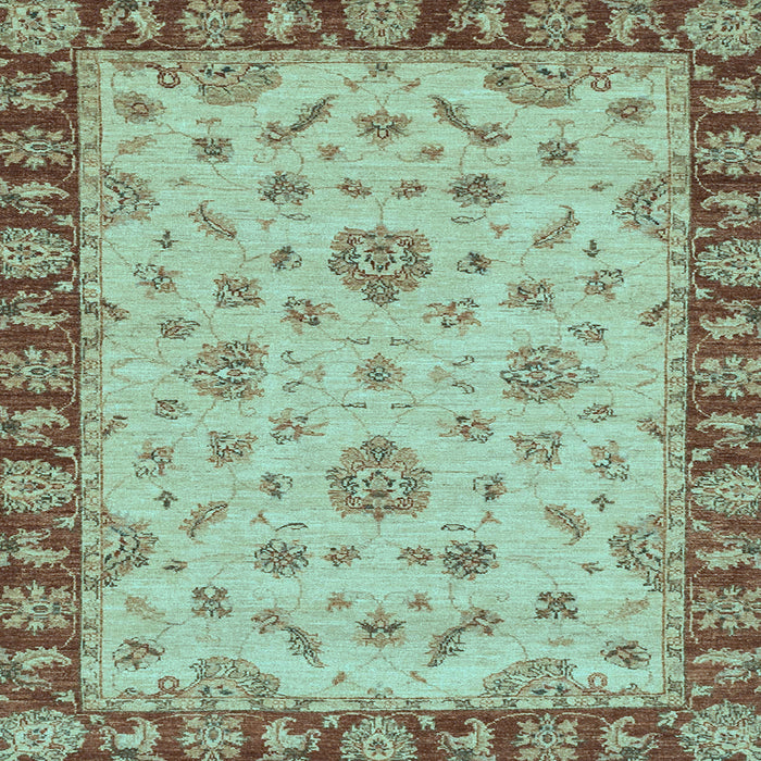 Square Machine Washable Abstract Light Blue Modern Rug, wshabs3618lblu