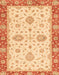 Abstract Mustard Yellow Oriental Rug, abs3619