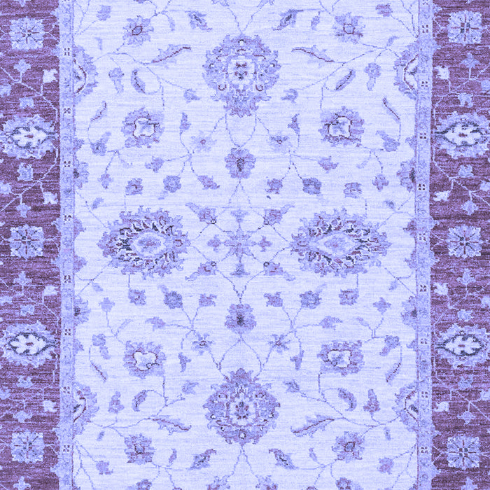 Machine Washable Oriental Blue Traditional Rug, wshabs3619blu