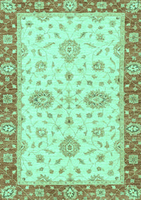 Oriental Turquoise Traditional Rug, abs3619turq