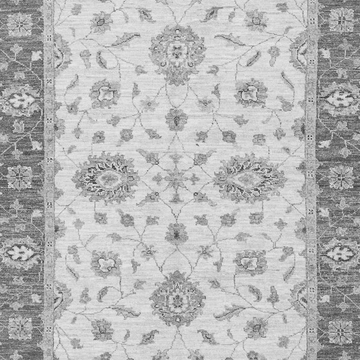 Machine Washable Oriental Gray Traditional Rug, wshabs3619gry