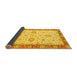 Sideview of Oriental Yellow Traditional Rug, abs3619yw