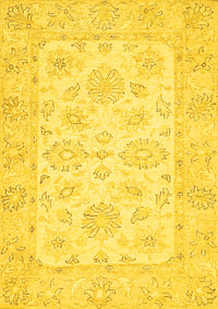 Oriental Yellow Traditional Rug, abs361yw