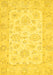 Oriental Yellow Traditional Rug, abs361yw