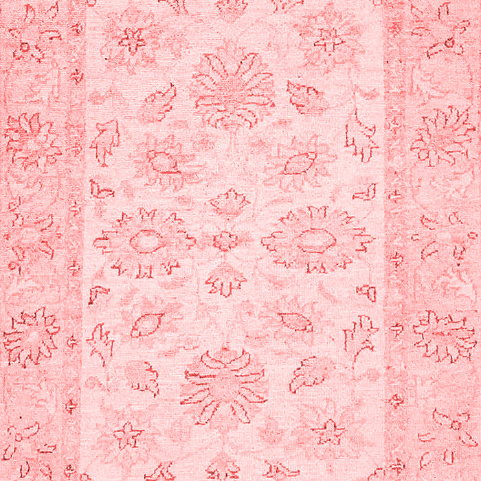 Machine Washable Oriental Red Traditional Rug, wshabs361red