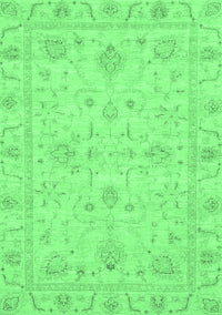 Oriental Emerald Green Traditional Rug, abs3620emgrn