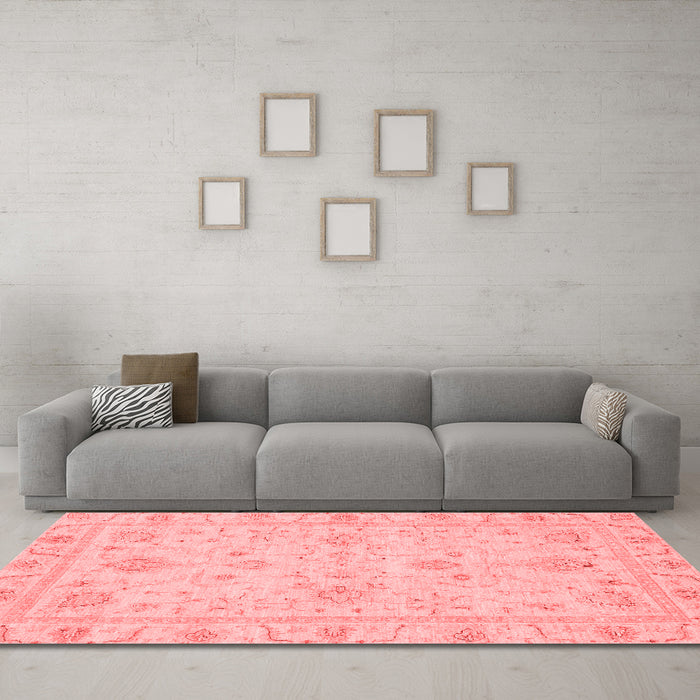 Traditional Red Washable Rugs