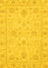 Oriental Yellow Traditional Rug, abs3620yw