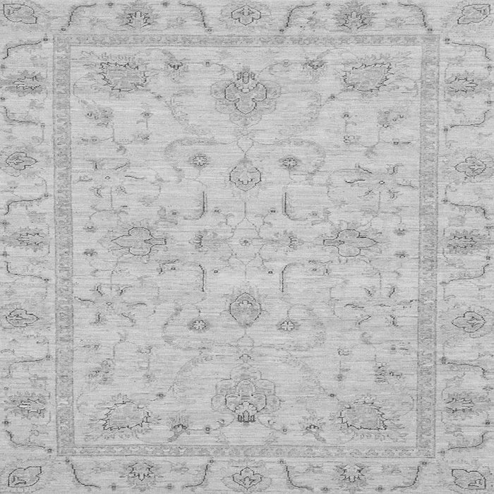 Square Oriental Gray Traditional Rug, abs3620gry