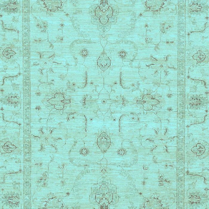 Machine Washable Oriental Light Blue Traditional Rug, wshabs3620lblu