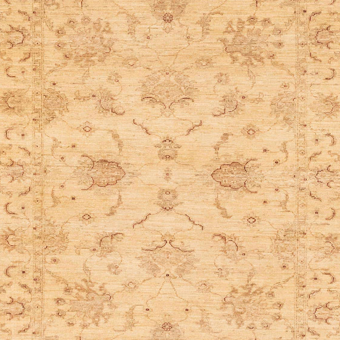 Machine Washable Abstract Orange Rug, wshabs3621