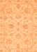 Machine Washable Oriental Orange Traditional Area Rugs, wshabs3621org