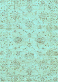 Oriental Light Blue Traditional Rug, abs3621lblu