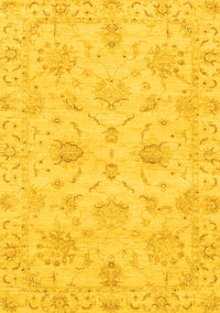 Oriental Yellow Traditional Rug, abs3621yw