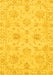 Oriental Yellow Traditional Rug, abs3621yw