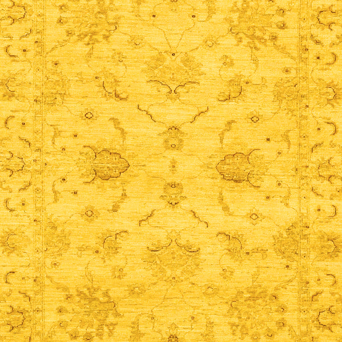Oriental Yellow Traditional Rug, abs3621yw