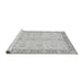 Sideview of Machine Washable Abstract Gray Modern Rug, wshabs3622gry