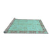 Sideview of Machine Washable Abstract Light Blue Modern Rug, wshabs3622lblu