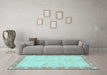 Machine Washable Abstract Light Blue Modern Rug in a Living Room, wshabs3622lblu