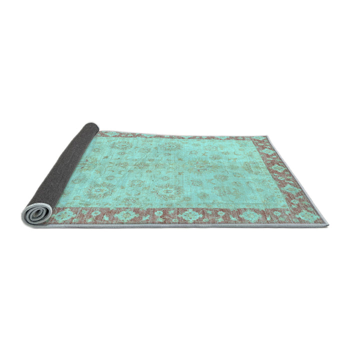 Sideview of Abstract Light Blue Modern Rug, abs3622lblu