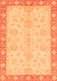 Abstract Orange Modern Rug, abs3622org