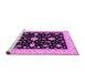 Sideview of Machine Washable Oriental Purple Traditional Area Rugs, wshabs3623pur