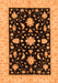 Oriental Orange Traditional Rug, abs3623org