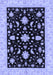Machine Washable Oriental Blue Traditional Rug, wshabs3623blu