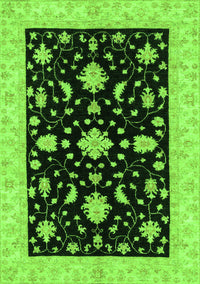 Oriental Green Traditional Rug, abs3623grn