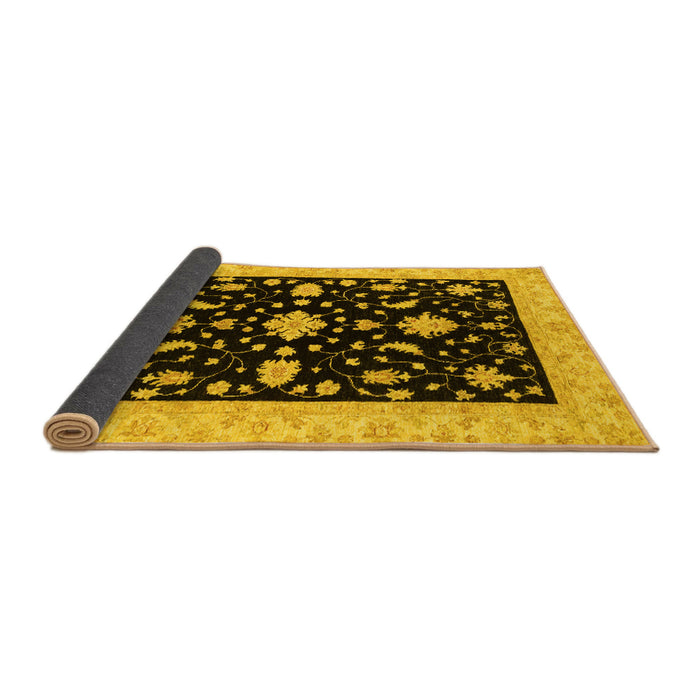 Sideview of Oriental Yellow Traditional Rug, abs3623yw