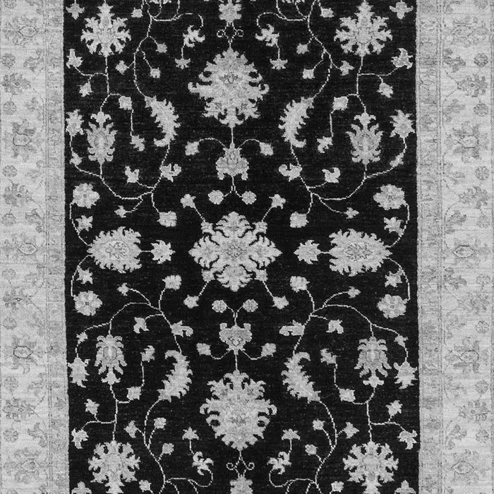 Machine Washable Oriental Gray Traditional Rug, wshabs3623gry